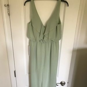 Azazie Kelsey Dusty Sage Bridesmaids Dress